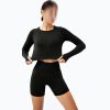 Two Piece Suit Women Seamless Yoga Set Gym Clothing Workout Sportswear High Waist Leggings Fitness Sport Crop Top(D,L)