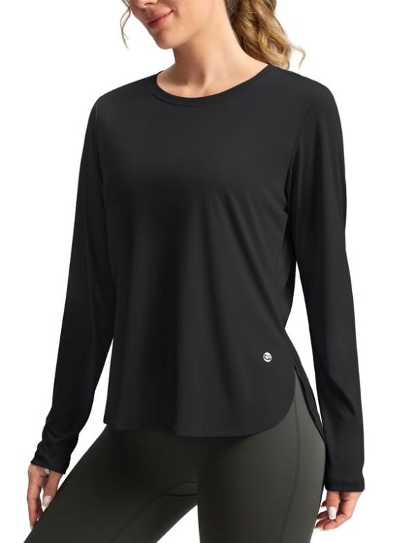 Women's Sun Shirts UPF 50+ Long Sleeve UV Protection Shirt Lightweight Quick Dry Workout Hiking Tops for Women