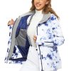 Ski jacket Snowboard Jacket Womens High Windproof Colorful Snow Jacket Pants Set