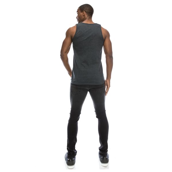 Mens Hipster Hip Hop Basic Tank Top Soft Premium Cotton Jersey Shirts, Small - 3XL Available