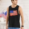 4th of July Tank Top Men American Flag Patriotic Sleeveless Shirts USA Stars and Stripes Independence Day Muscle Tanks