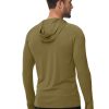 Men's UPF 50+ Sun Protection Lightweight Hoodie Shirts Long Sleeve Fishing Shirts SPF UV Hiking Swim