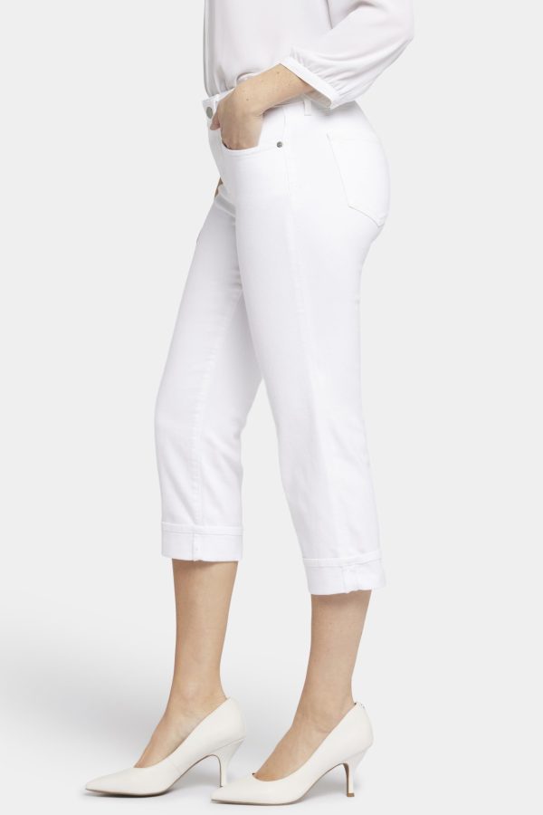 Women's Marilyn Straight Cuff Cropped Slimming Jeans