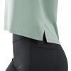 Ice Silk Crop Workout Tank Tops for Women Cool-Dry Sleeveless Loose Fit Yoga Shirts