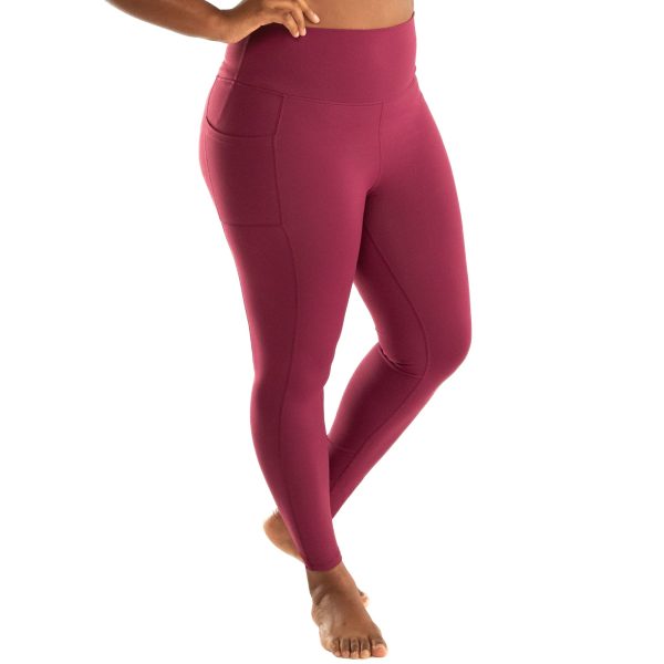 Leakproof Womens Leggings: Leggings with Pockets Designed with Built-in Bladder Leakage Pads for Women (25" Inseam)