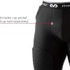 Men's Compression Shorts w/HEX Pads Dual-Density Tights w/Hip, Tailbone, Thigh Padding for w/Cup Pocket, Football