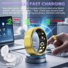 Fitness Tracker Ring for Men Women – Smart Health Ring with Heart Rate, SpO2, Blood Pressure, Sleep Monitoring, Steps, Calories,