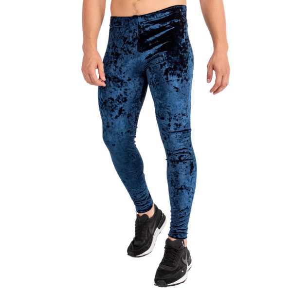 Velvet Material Mens Leggings