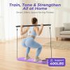 Pilates Reformer Board – 5-in-1 Foldable Pilates Machine for Home Workout, Portable Fitness Board with Resistance Bands, Full