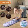 Pilates Board,Multifunctional Rebound Abdominal Board,Foldable Pilates Reformer Set,Ab Core Trainer Machine,Ab Board,Exercise