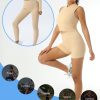 6 PCS Workout Sets for Women Ribbed Women's Athletic Clothing Sets Pilates Yoga Outfits Sports Bra Leggings Workout Set