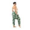Harem Boho Cotton Summer Pants for Women, Loose Lightweight Pants for Women with Pockets, Womens Casual Beach and Yoga Pants