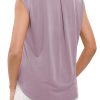 Modal Soft Sleeveless Shirts for Women Crew Neck Yoga Tee Summer Flowy Workout Tank Tops