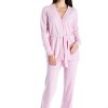 100% Pure Cashmere Lounge Pajamas Sets for Women - Long Sleeve, Classic Style, Lightweight, Soft and Warm