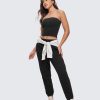 Butterluxe Double Lined Tube Tops for Women Going Out Crop Sleeveless Tank Bandeau Strapless Casual Shirts
