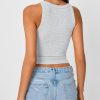 Womens Tank Tops Crop Camisole Summer Fashion Sleeveless Ribbed Workout Basic Going Out Gym Spring Clothes 2025