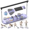Pilates Board,Multifunctional Rebound Abdominal Board,Foldable Pilates Reformer Set,Ab Core Trainer Machine,Ab Board,Exercise