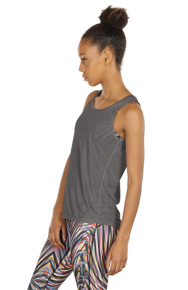 Women's Lightweight Breathable Open Back Workout Athletic Yoga Tank Tops