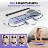 Pilates Board – 6-in-1 Foldable Reformer Training Kit with Auto-Rebound Ab Roller & Digital Display – Portable Home Core Workout