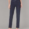 Women's Wide Band Pull-on Relaxed Leg Pant with Tummy Control