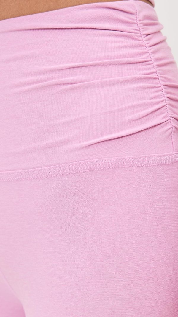 Women's Spacedye Raise The Barre Shirred Leggings