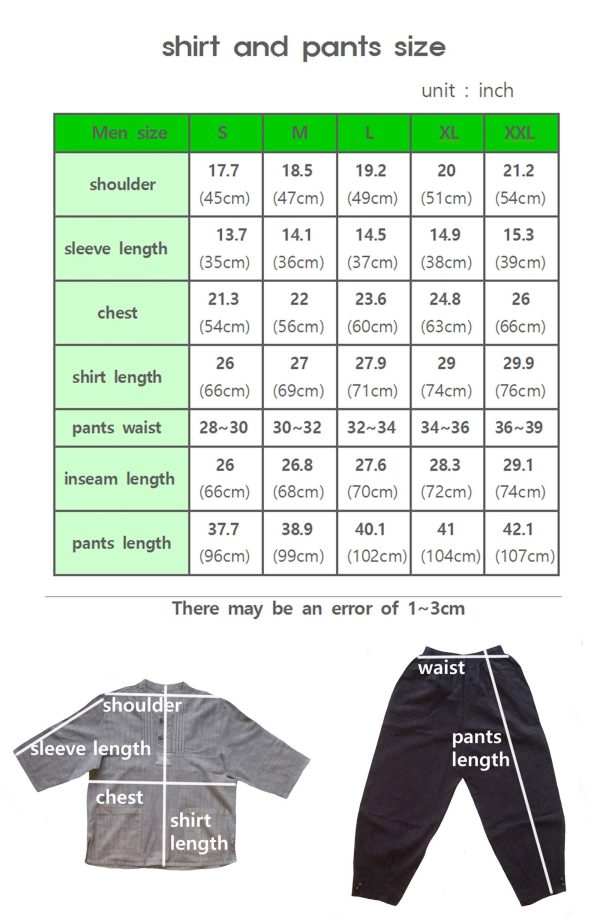 Men Women Cotton 100% Shirt or Pants Zen Meditation Clothing Yoga Clothing