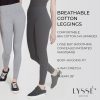 Cotton Leggings for Women - High Waisted Cotton Women’s Leggings – Butter Soft Tummy Control Leggings - Women’s Activewear