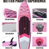 Inflatable Stand Up Paddle Board Premium SUP Accessories, Backpack, Wide Stance, Surf Control, Non-Slip Deck, Leash, Paddle and