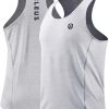 Men's 3 Pack Running Tank Top Dry Fit Y-Back Athletic Workout Tank Tops