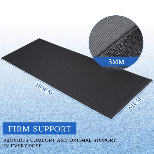 20 Pcs Yoga Mat Non Slip Exercise Workout Mat with Strap for Women Gym Fitness Home Supplies, 72 x 24 Inch