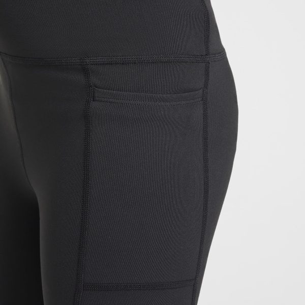 Girls' Dri-fit One Tights Pockets (Little Big Kid)