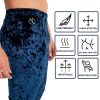 Velvet Material Mens Leggings