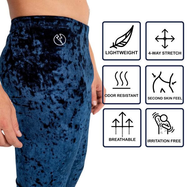 Velvet Material Mens Leggings