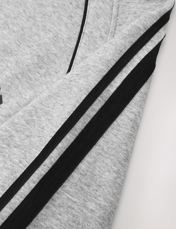 Oversized Hoodie Vintage Letter Print Sweatshirt Novelty Hooded Pullover With Pocket