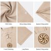 Men's Fashion Cotton Linen Shirt Long Sleeve Solid Color Ethnic Beach Yoga Top